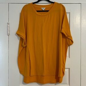 Crown and Ivy roll sleeve tunic